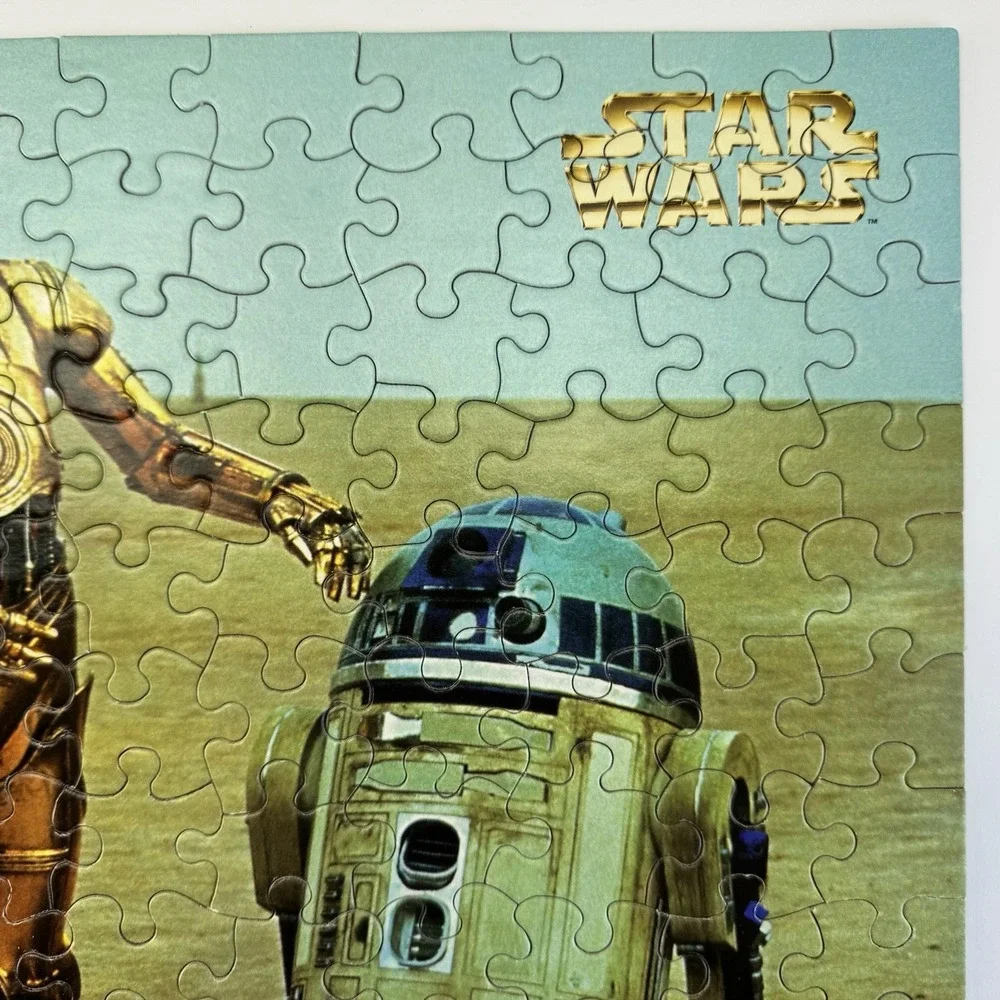 Star Wars C-3PO R2-D2‎ 100 Piece Puzzle 1978 Milton Bradley Vintage COMPLETE
